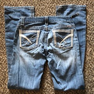 Cruel Girl low rise jeans, 26” long